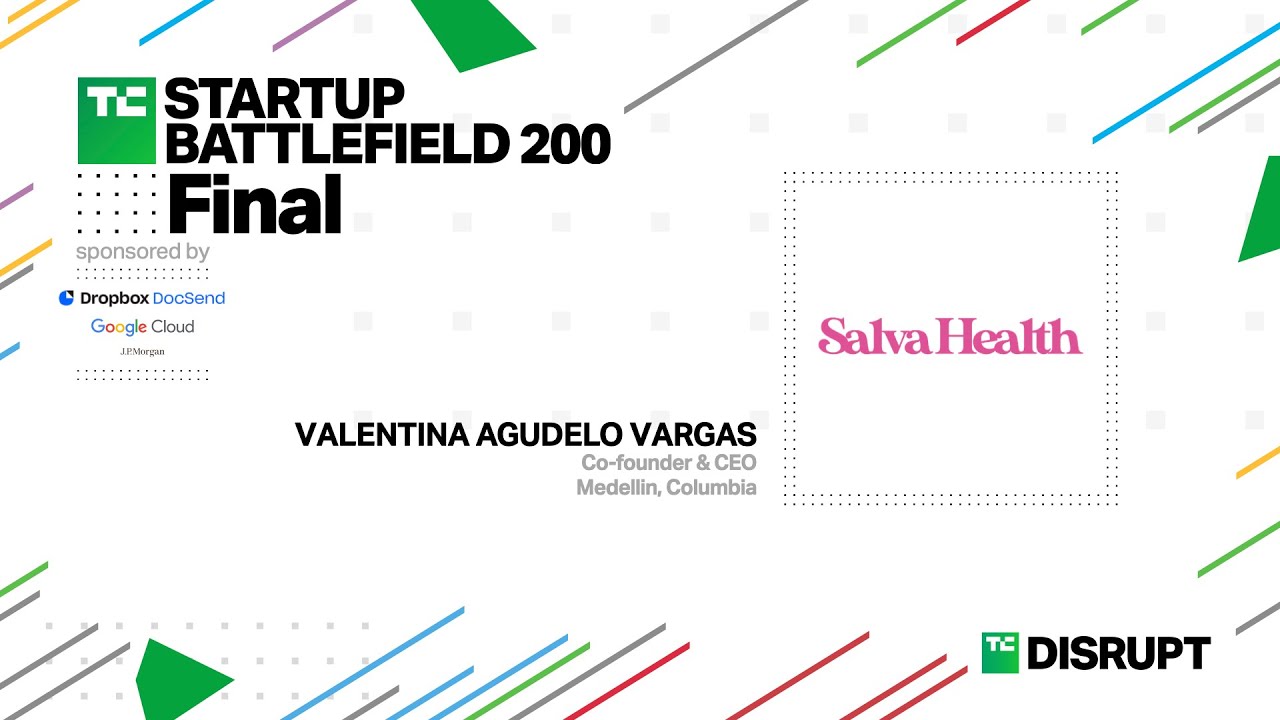 New video by TechCrunch: 2024 Startup Battlefield Top 5 Finalists: Salva Health | TechCrunch Disrupt 2024#Startup #Battlefield #Top #Finalists #Salva #Health #TechCrunch #Disrupt