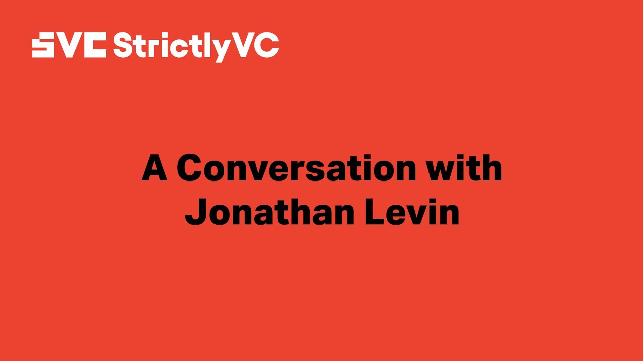 New video by TechCrunch: A Conversation with Jonathan Levin at Strictly VC NYC 2024#Conversation #Jonathan #Levin #Strictly #NYC