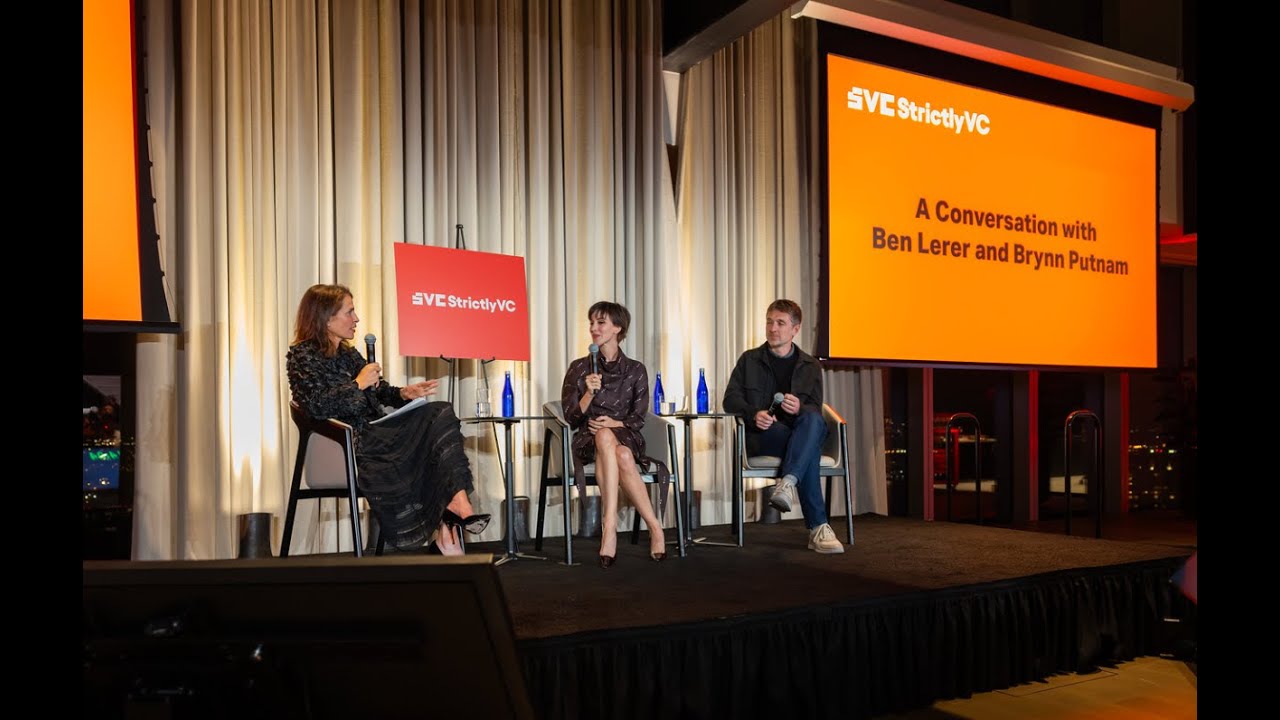 New video by TechCrunch: A Conversation with Ben Lerer and Brynn Putnam at Strictly VC NYC 2024#Conversation #Ben #Lerer #Brynn #Putnam #Strictly #NYC