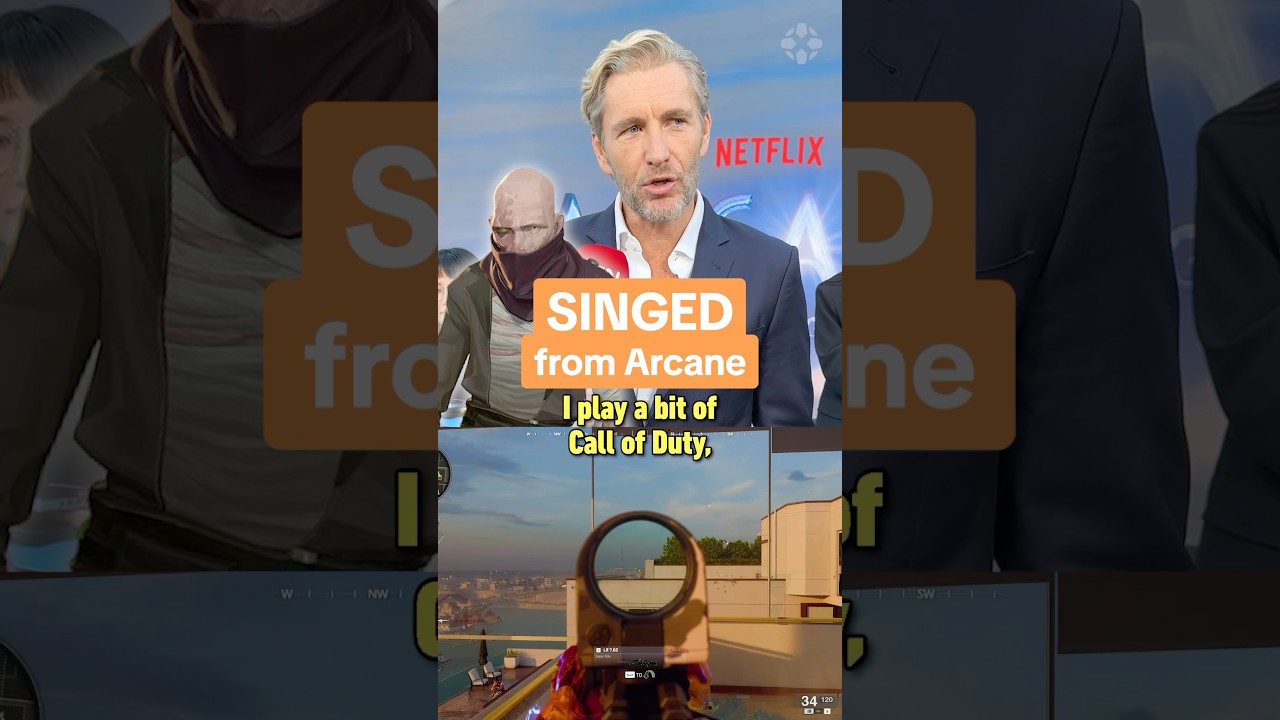 New video by IGN: Arcane’s Brett Tucker (Singed) is TRYING to play Call of Duty! #arcane #netflix #cod #callofduty#Arcanes #Brett #Tucker #Singed #play #Call #Duty #arcane #netflix #cod #callofduty