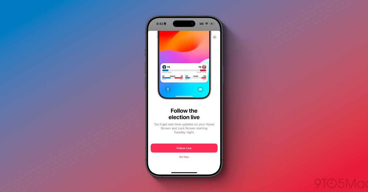 Election Day 2024: Follow results with Apple’s Live Activity on your iPhone