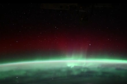 Watch this stunning aurora unfold from 257 miles above Earth